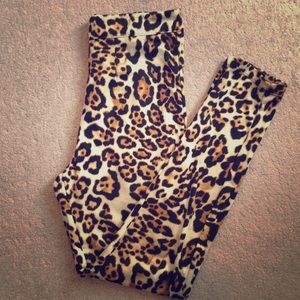 High waisted leopard Pants